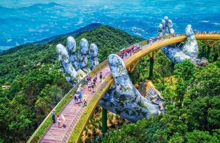 Vietnam golden bridge 1